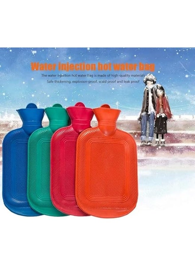 كيس ماء ساخن مع غطاء ناعم – قابل لإعادة الاستخدام لتدفئة اليدين، تخفيف الألم والتوتر، وراحة دافئة في الشتاء - Image 2